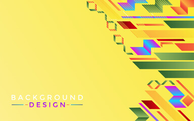 Abstract colorful diagonal geometric with modern technology background