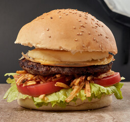 Hamburguesa con carne