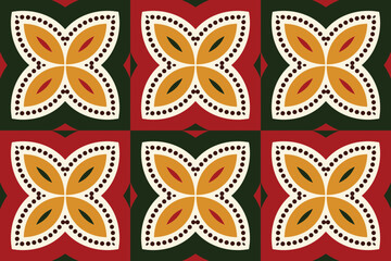Fototapeta na wymiar African Kente Cloth Patterns Tribal Seamless Pattern Traditional ethnic oriental design for the background. Folk embroidery, Indian, Scandinavian, Gypsy, Mexican, African rug, wallpaper.