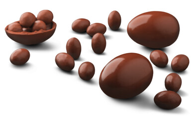 Chocolate sweet Easter egg collection