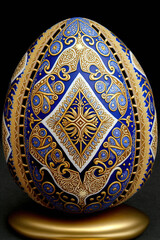 Happy Easter pysanky eggs