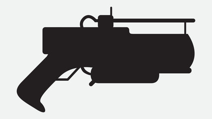 illustration of a silhouette of a typewriter