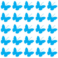 seamless background with butterflies