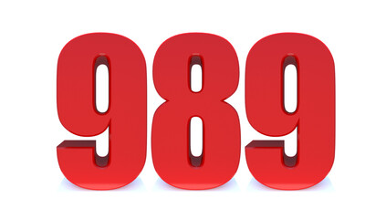 989 number