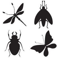 set of insects illustration