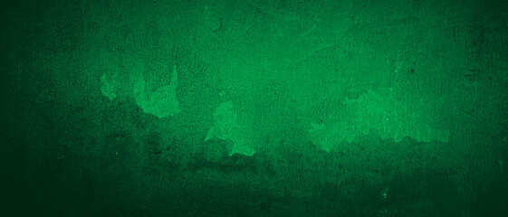 Texture grungy green cement concrete wall abstract background
