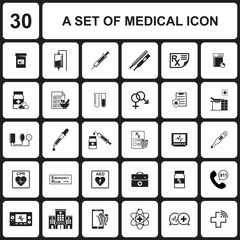 medical icon , pharmacy icon vector