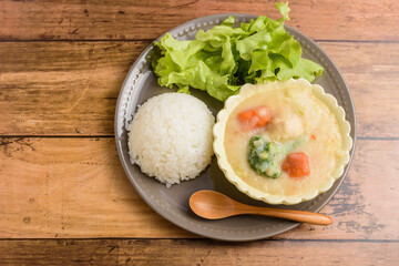 クリームシチューランチ