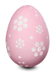 Easter egg painted in different colors