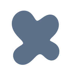 abstract shapes in pastel color.