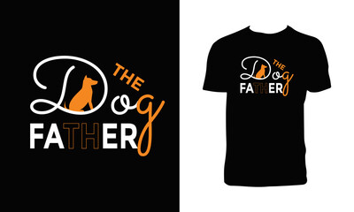 Creative Doggy Typography T Shirt Design. 