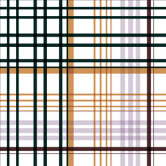 check plaid pattern seamless texture is a patterned cloth consisting of criss crossed, horizontal and vertical bands in multiple colours. Tartans are regarded as a cultural icon of Scotland.