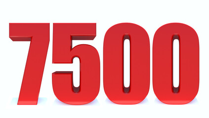 7500 number