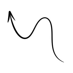 Hand draw arrow icon.