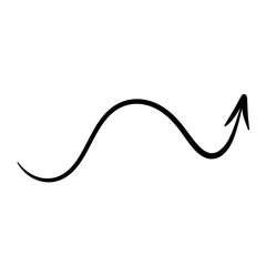 Hand draw arrow icon.