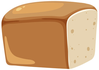 Loaf of bread vector