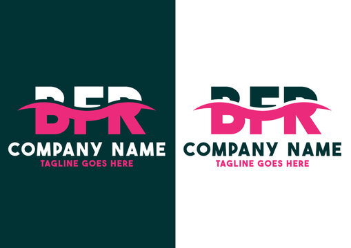 Letter BFR logo design vector template, BFR logo