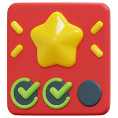 reward 3d render icon illustration
