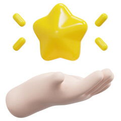 trust 3d render icon illustration