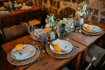 beautiful country wedding decor