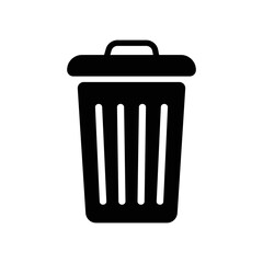 Trash can icon vector design template