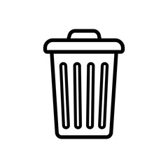 Trash can icon vector design template