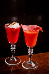 tasty cocktail in the bar