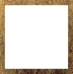 Golden transparent frame