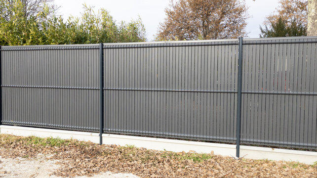 street wall fence modern barrier grey house protection garden access home