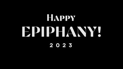 Epiphany day wish round drop sparkle