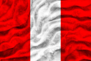 National flag of Peru. Background  with flag of Peru.