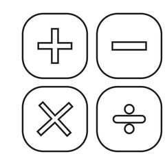 Obraz premium Calculator icon