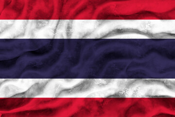 National flag of Thailand. Background  with flag  of  Thailand