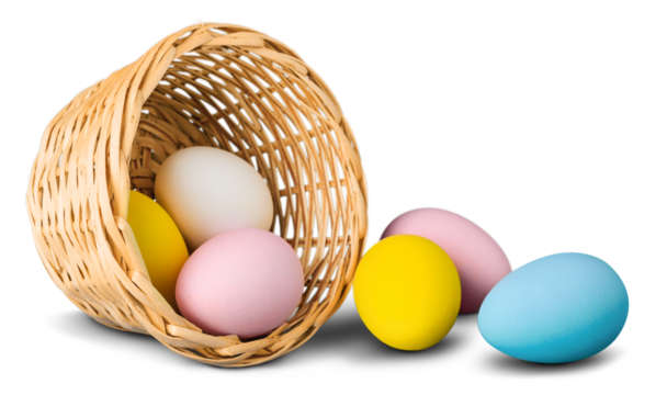 Cute colored easter eggs. Happy Easter