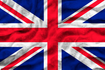 Fototapeta premium National flag of United Kingdom. Background with flag of United Kingdom.