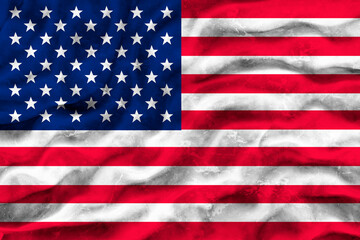 Naklejka premium National flag of United States of America. USA. Background with flag of United States of America. USA