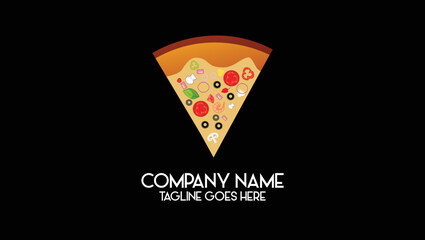 Hot Spicy Pizza Logo Template