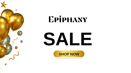 Epiphany Sale Shop Now transparent background