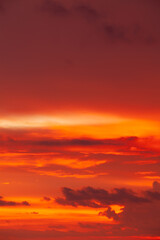 Sunset Cloudscape Background Natural Pattern