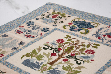 a blanket in the snow