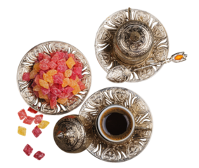 Traditional Turkish or arabian Ramadan Sweet Sugar Candy