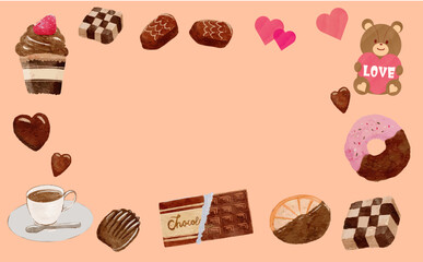 バレンタインデー　バレンタイン　チョコレート