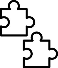  Puzzle Vector Icon
