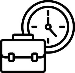 Time Management Vector Icon
