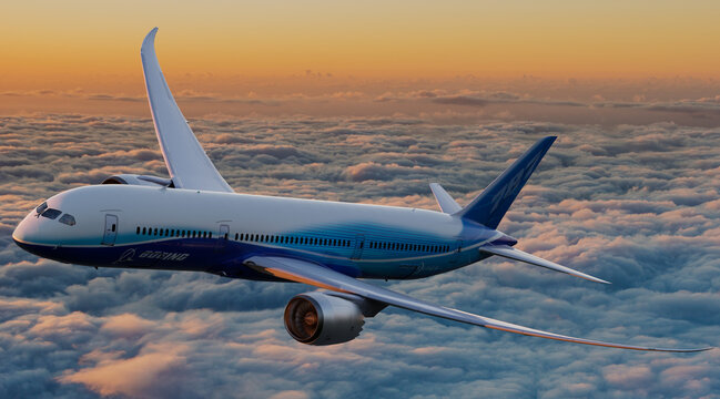 The Boeing 787 Dreamliner is one of the most modern passenger aircraft in the world.