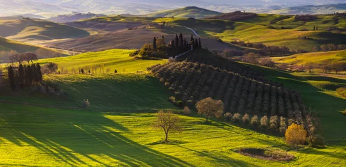 Fotobehang Val d'Orcia - Tuscany's most beautiful valley © Mike Mareen