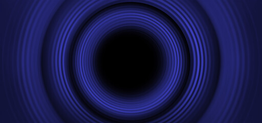 blue radial blur circle abstract background