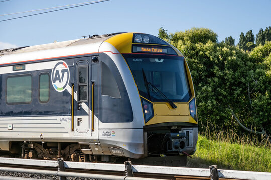 Kiwirail CAF CxK electric train (EMU). Auckland Transport.