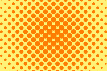 ドット柄の背景イラスト