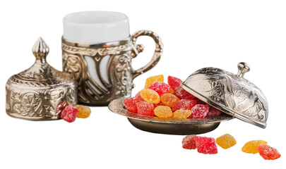 Traditional Turkish or arabian Ramadan Sweet Sugar Candy